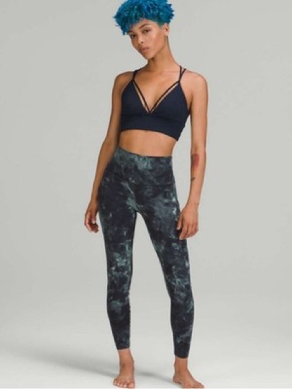 Lululemon Align High-Rise Pant with Pockets 25"Diamond Dye Silver Tidewater